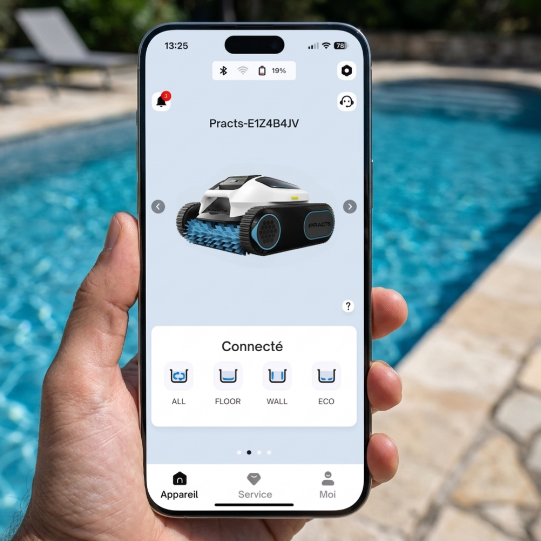 PRACTS CLEANO X1 Robot nettoyeur de piscine